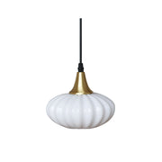 Rayburn Pendant Light in a mid-century modern living room.