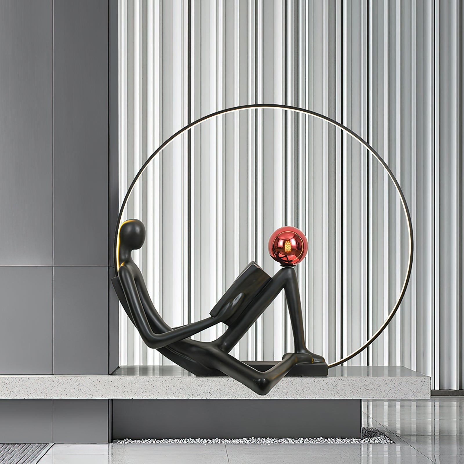 Luminare Circadian Reader Floor Lamp-Neutral Decor
