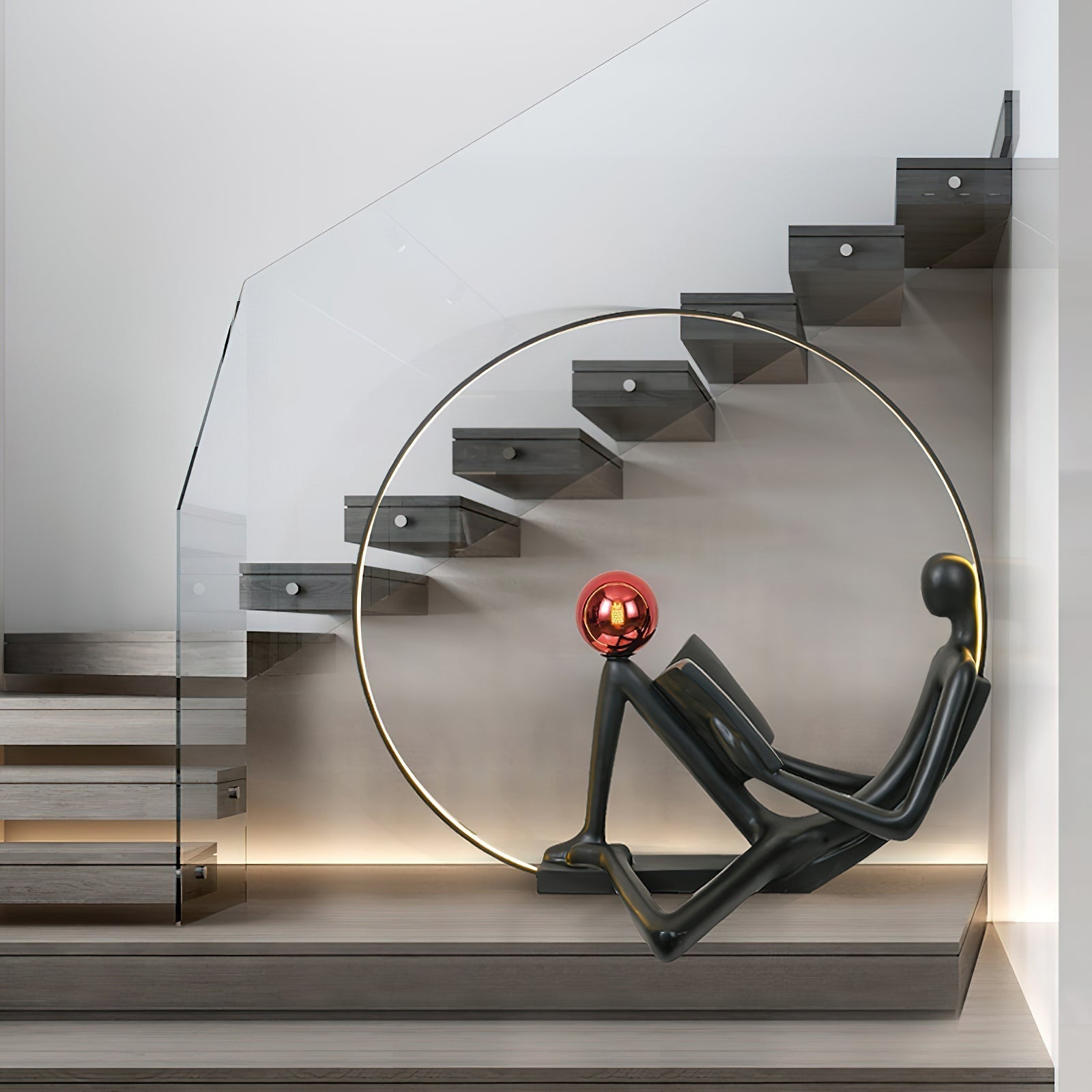 Luminare Circadian Reader Floor Lamp-Neutral Decor