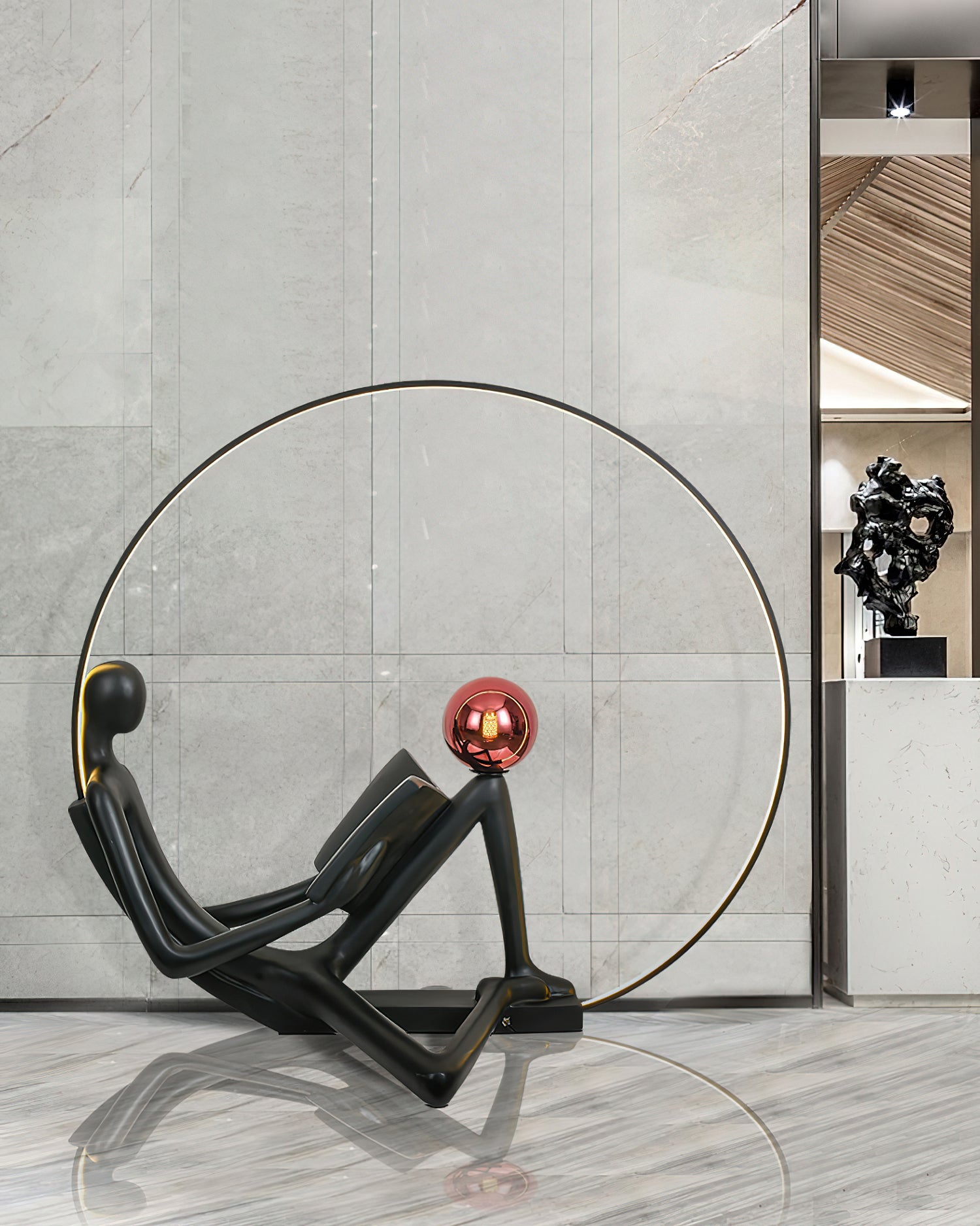 Luminare Circadian Reader Floor Lamp-Neutral Decor