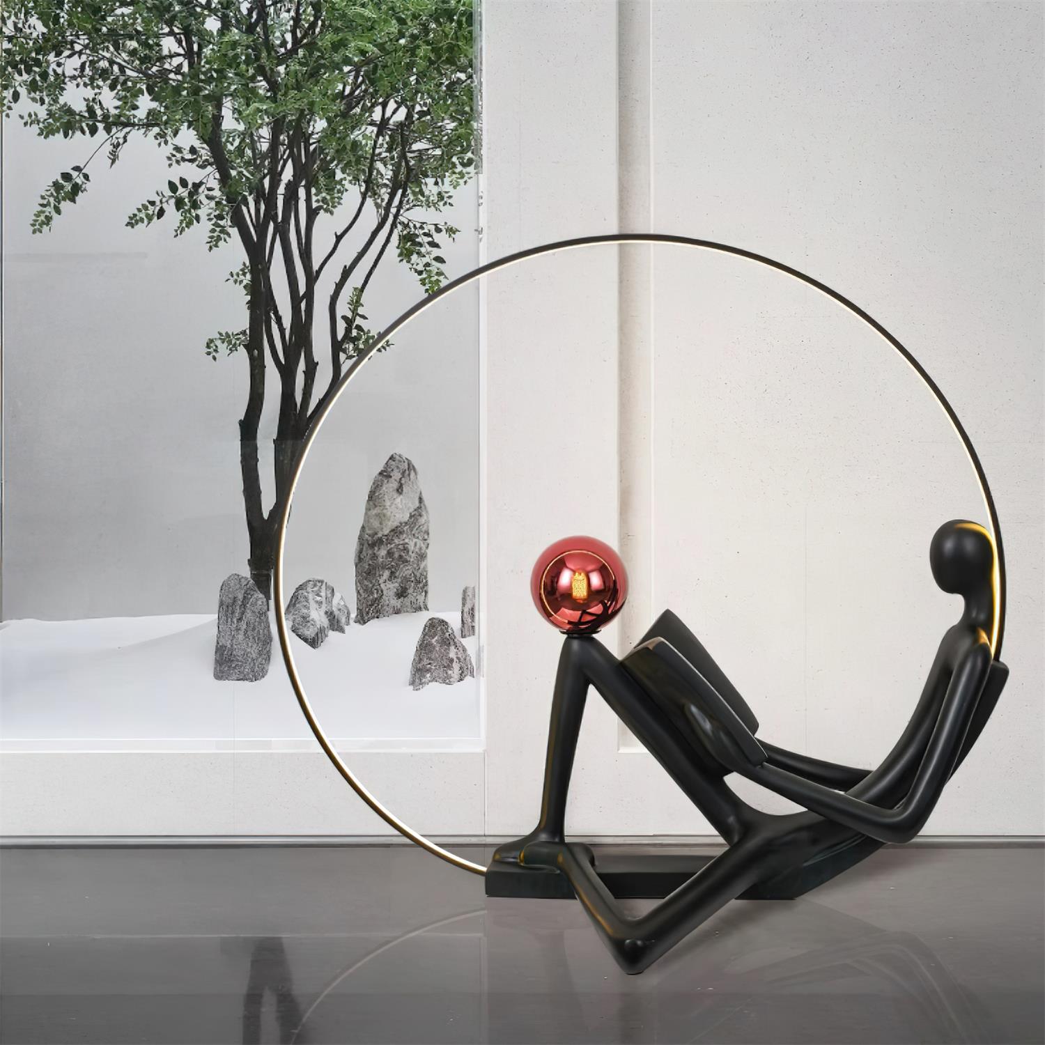 Luminare Circadian Reader Floor Lamp-Neutral Decor