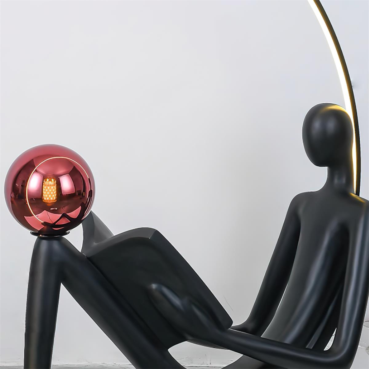 Luminare Circadian Reader Floor Lamp-Neutral Decor