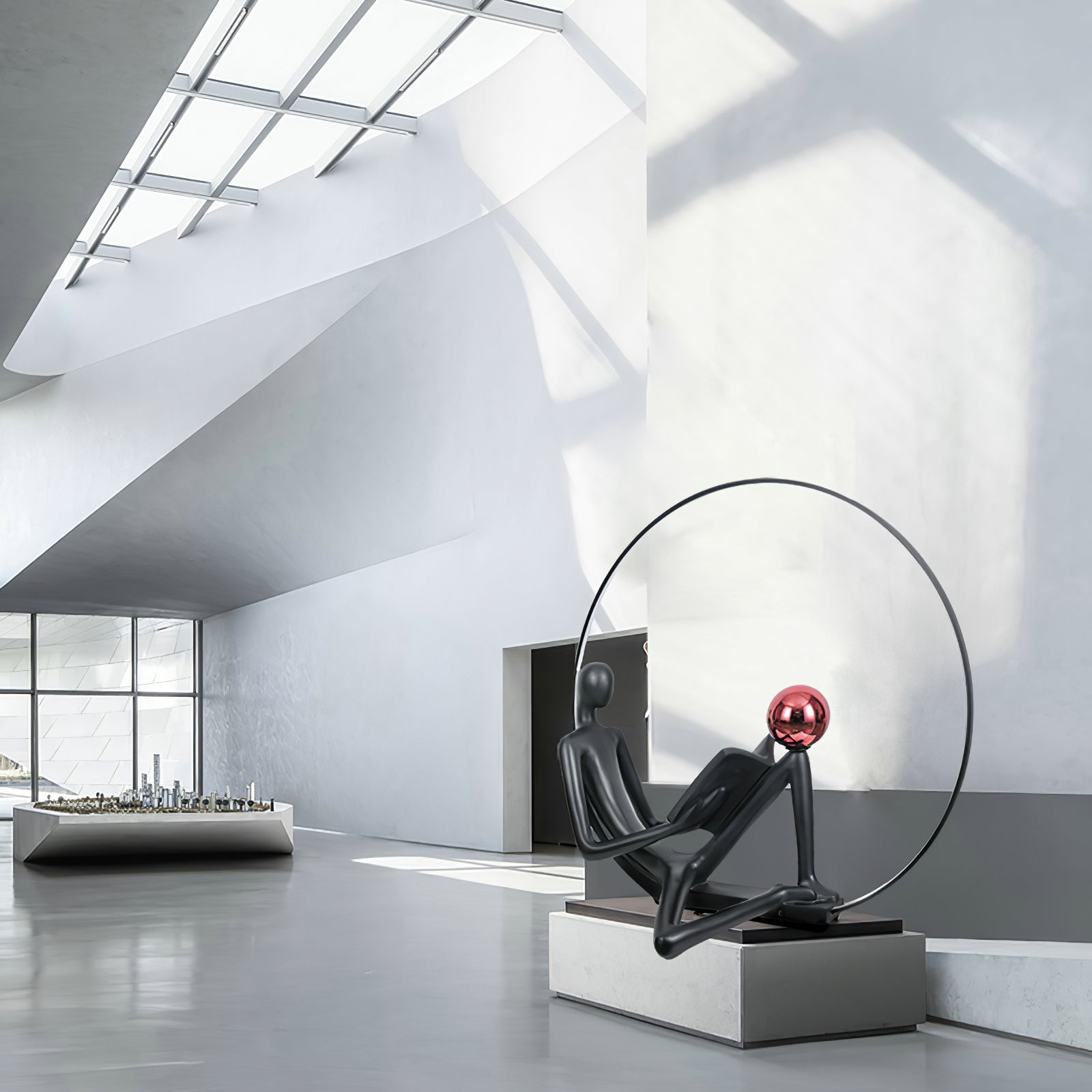 Luminare Circadian Reader Floor Lamp-Neutral Decor