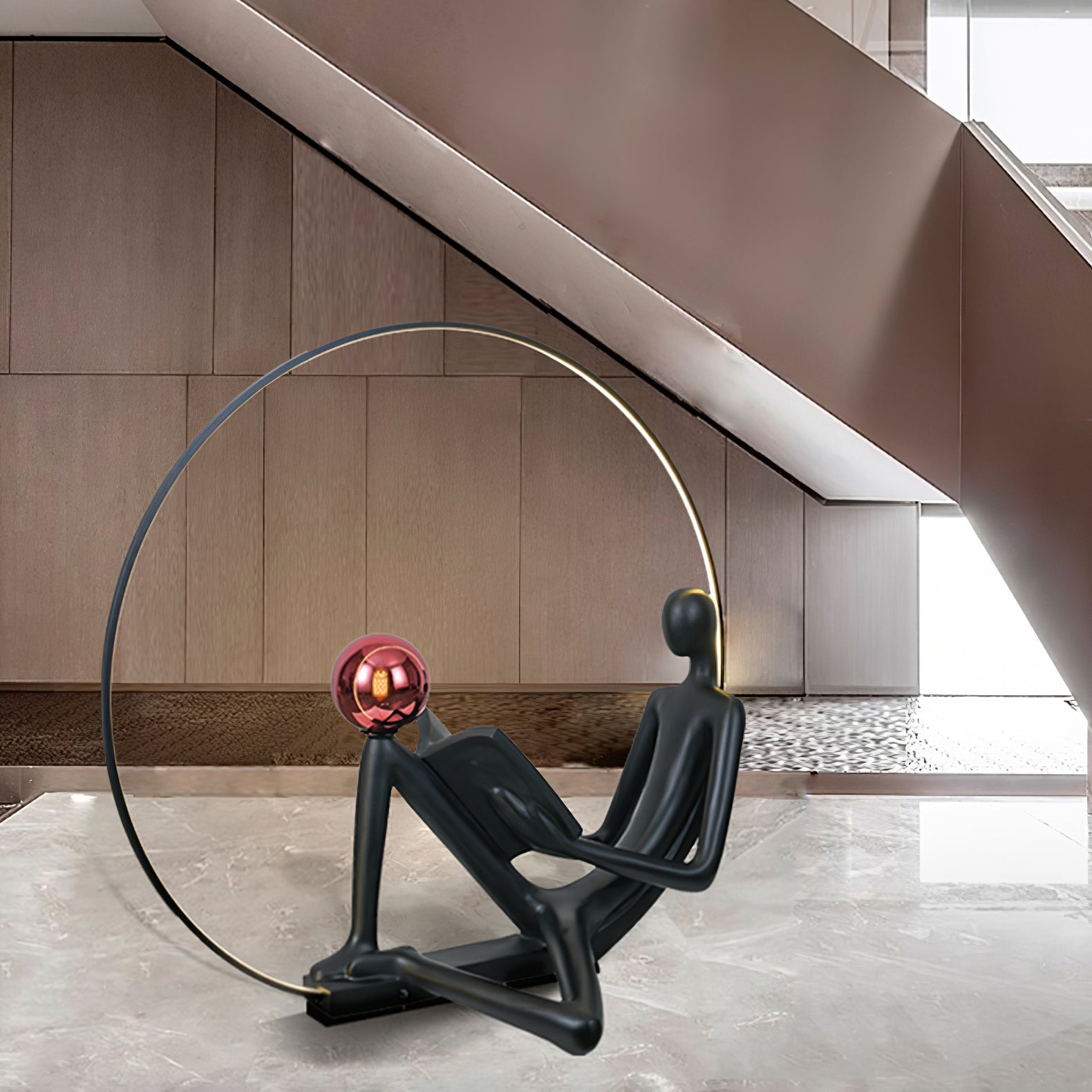 Luminare Circadian Reader Floor Lamp-Neutral Decor