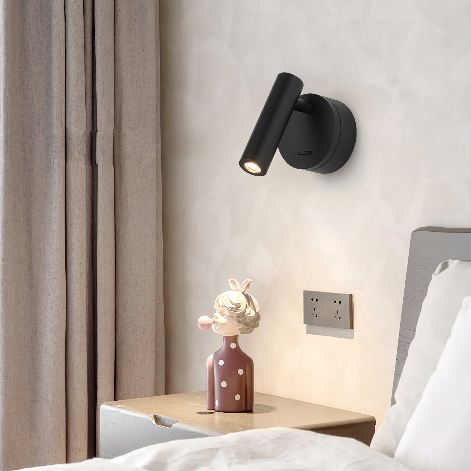 Cox Art Premium Reading LED Bedroom Wall Lamp-Neutral Decor