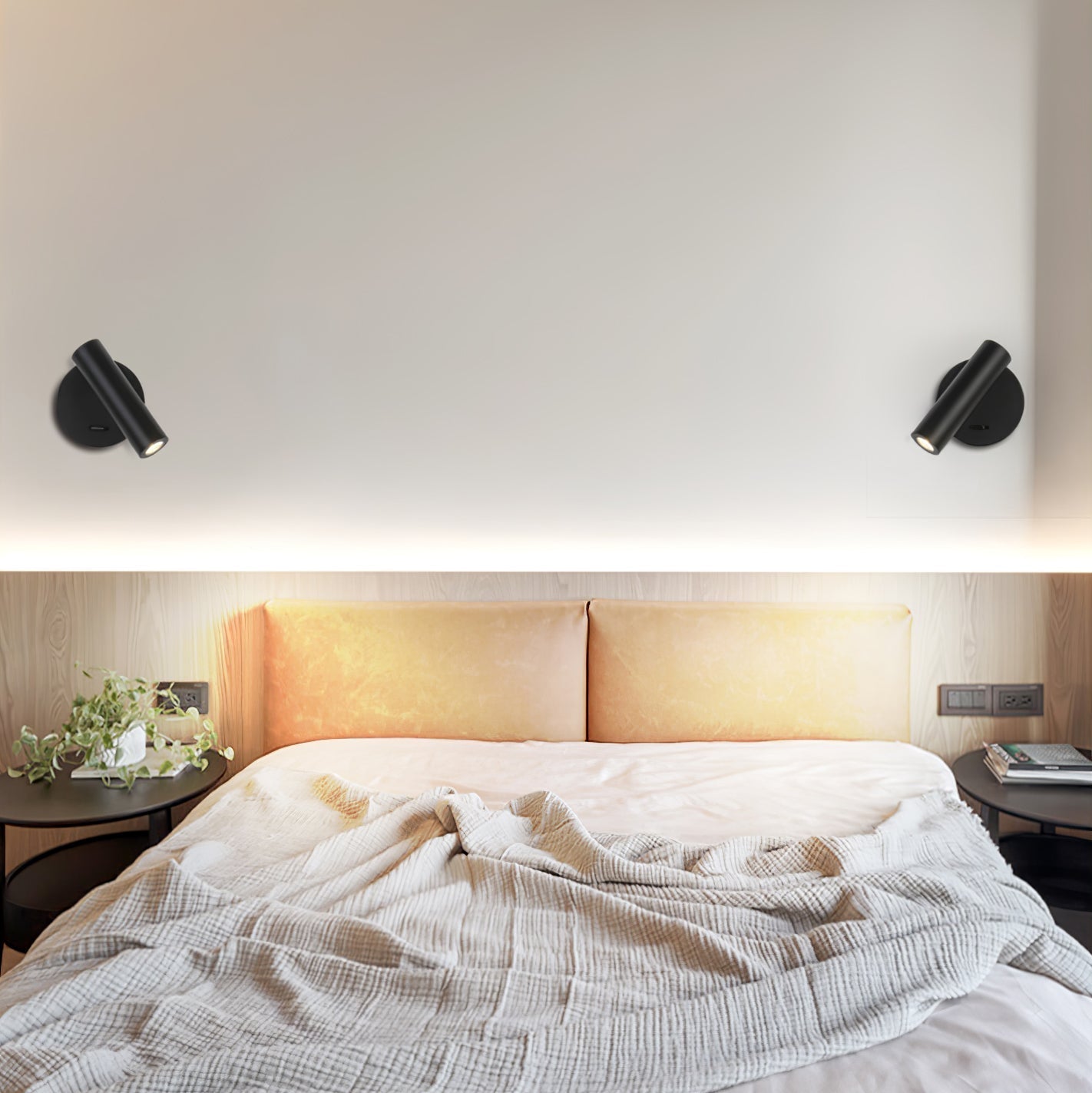 Cox Art Premium Reading LED Bedroom Wall Lamp-Neutral Decor