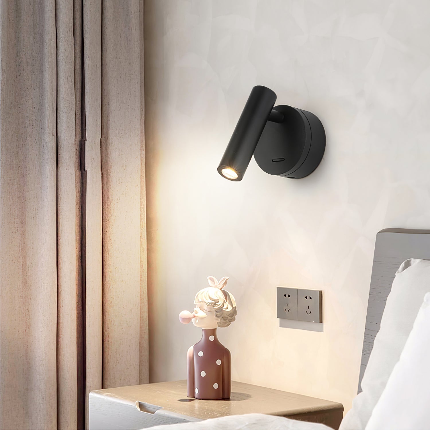 Cox Art Premium Reading LED Bedroom Wall Lamp-Neutral Decor