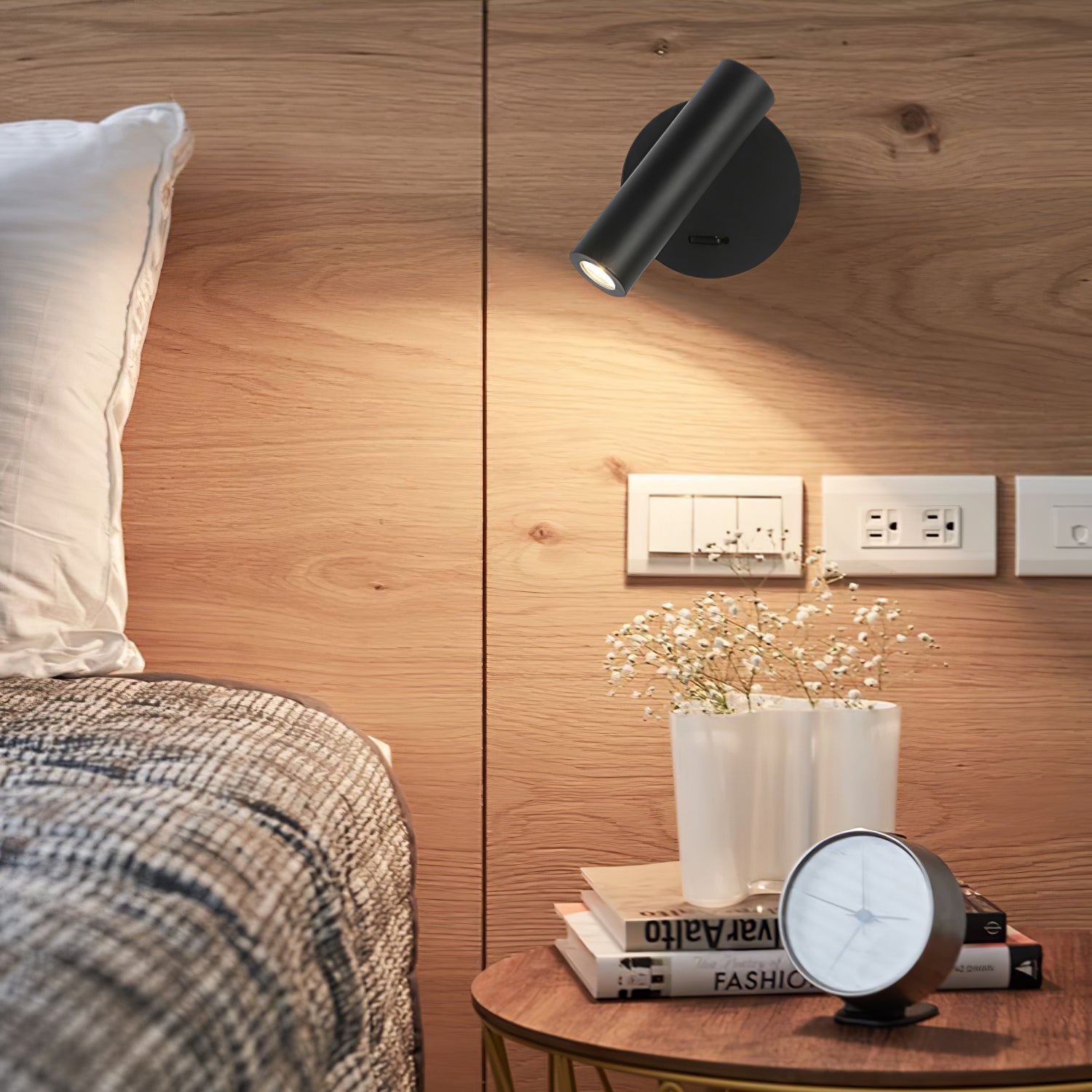 Cox Art Premium Reading LED Bedroom Wall Lamp-Neutral Decor