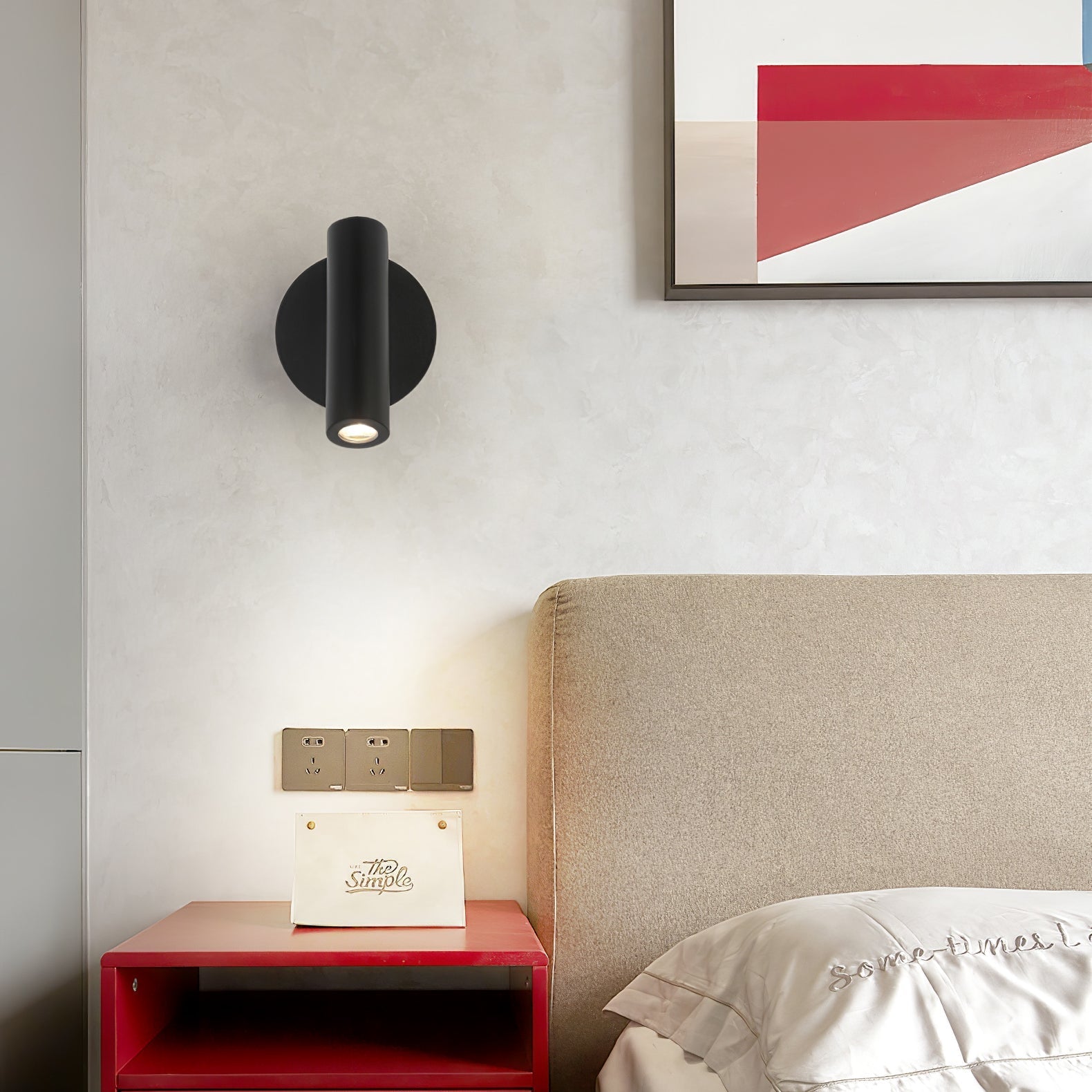 Cox Art Premium Reading LED Bedroom Wall Lamp-Neutral Decor
