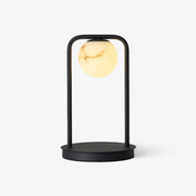 Ulrinus Arch Alabaster Table Lamp-Neutral Decor