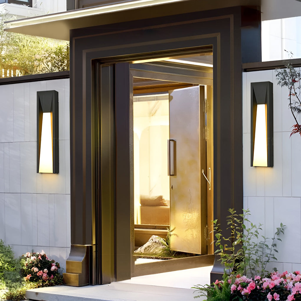 Vera LED Modern Steel Outdoor Sconces Wall Light