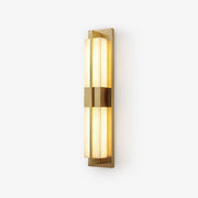 Yoren Alabaster Brass Wall Light-Neutral Decor
