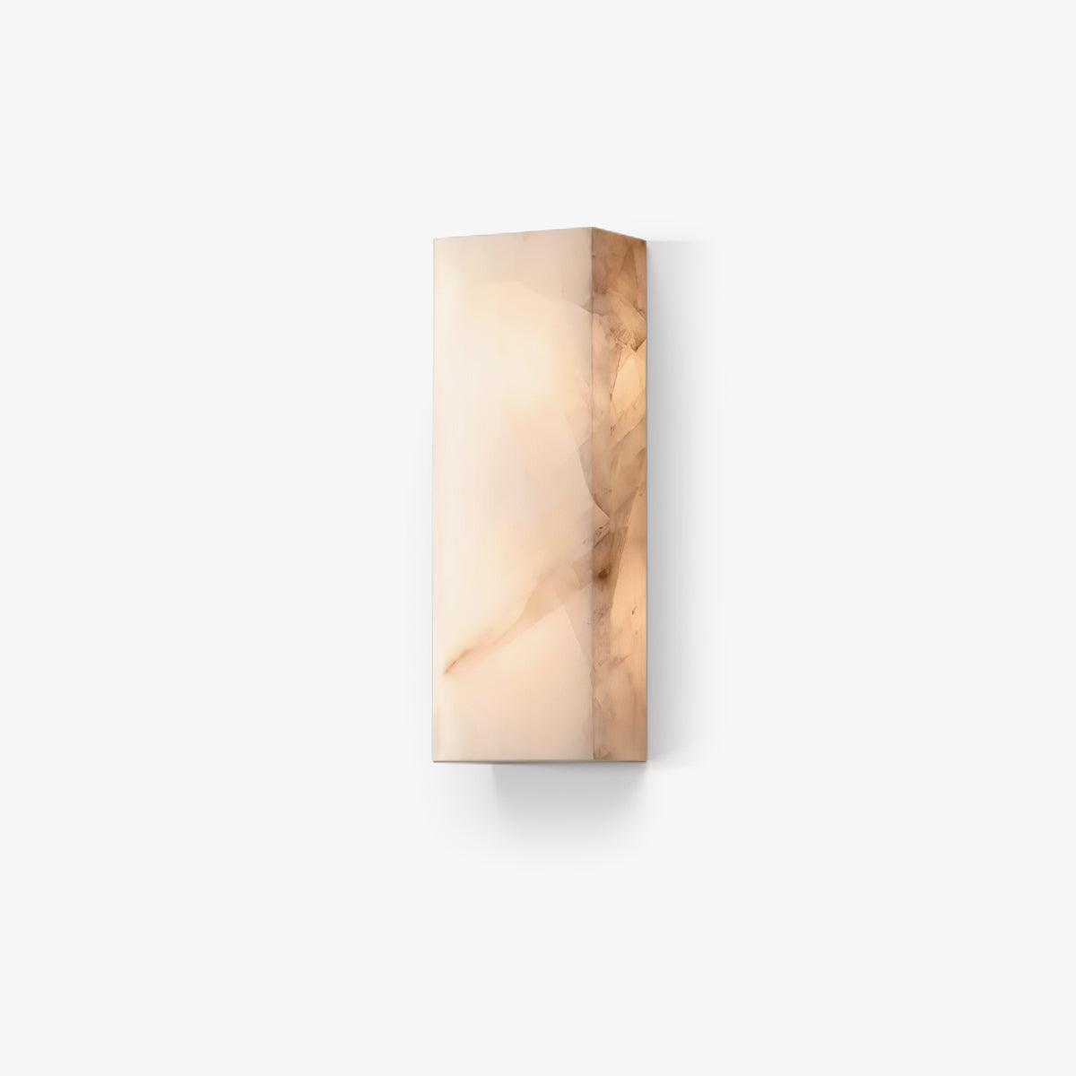 Orvian Minimalist Alabaster Outdoor Wall Light-Neutral Decor