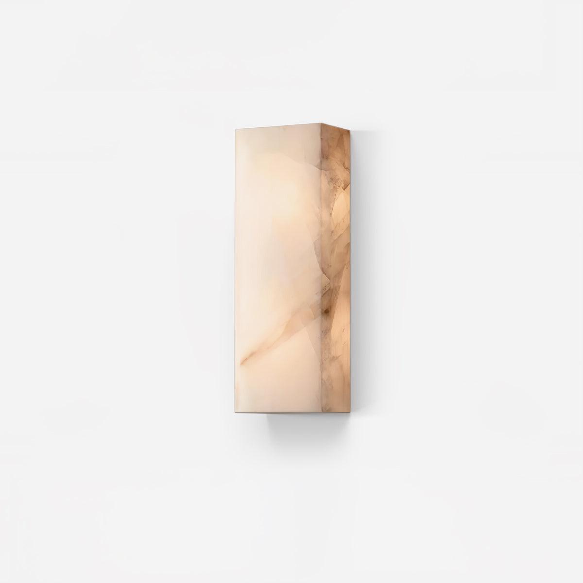 Orvian Minimalist Alabaster Outdoor Wall Light-Neutral Decor