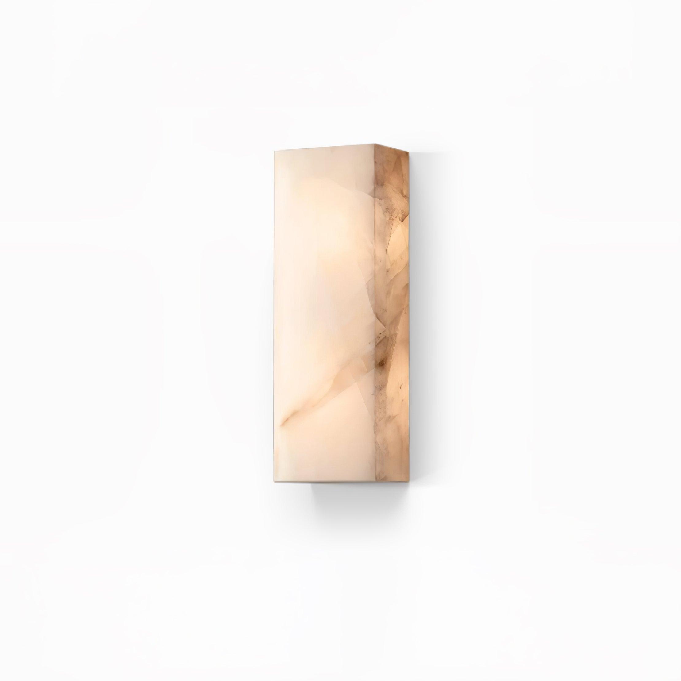 Orvian Minimalist Alabaster Outdoor Wall Light-Neutral Decor