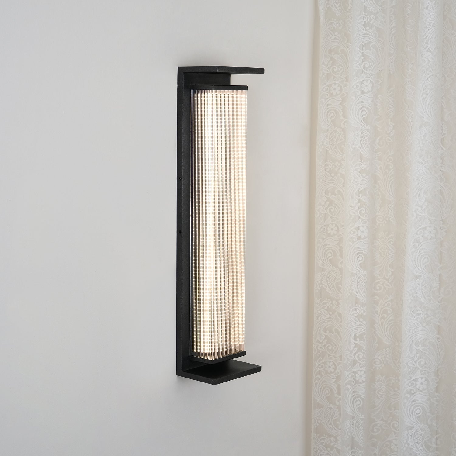 Erivan Rectangular Box Outdoor Wall Lamp-Neutral Decor