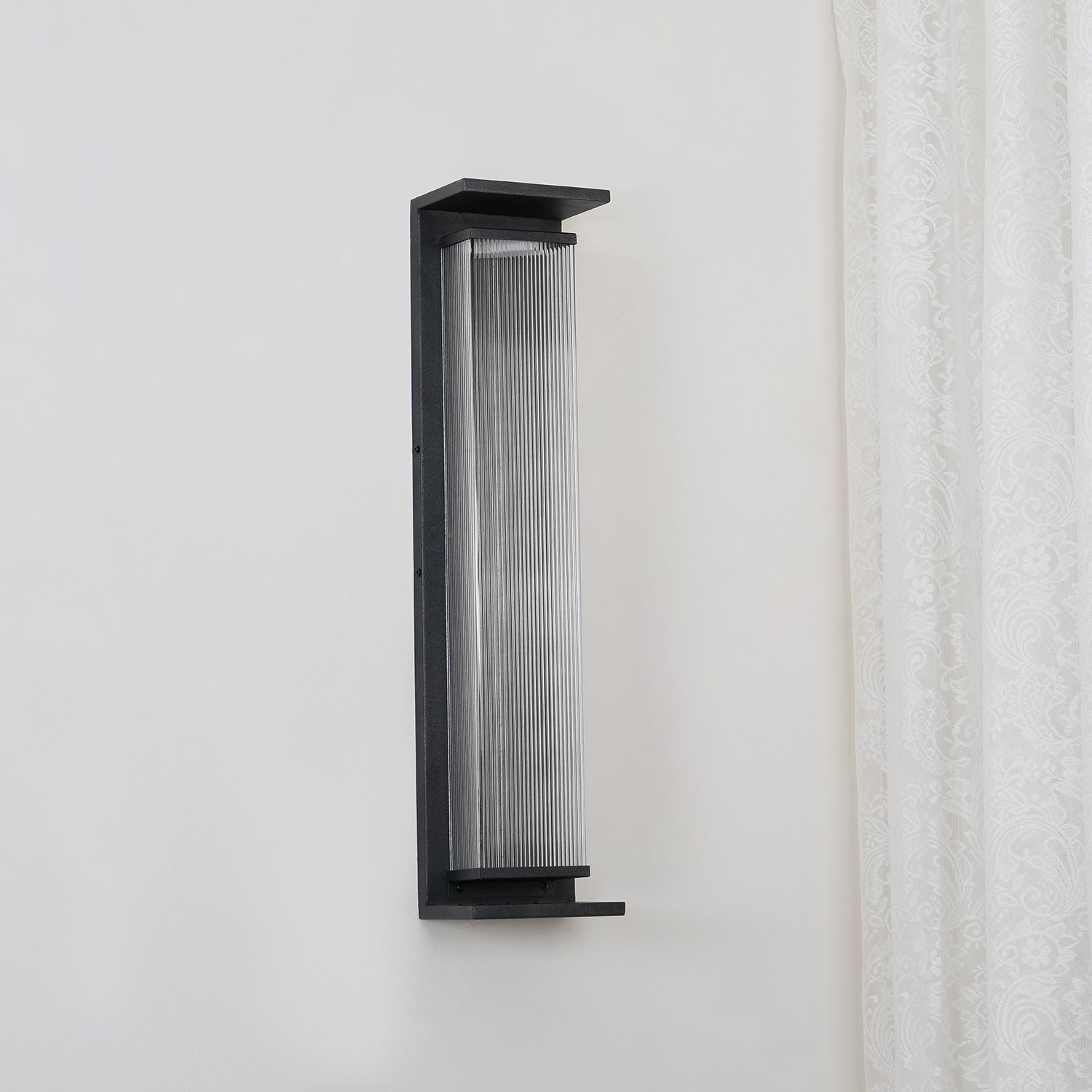 Erivan Rectangular Box Outdoor Wall Lamp-Neutral Decor