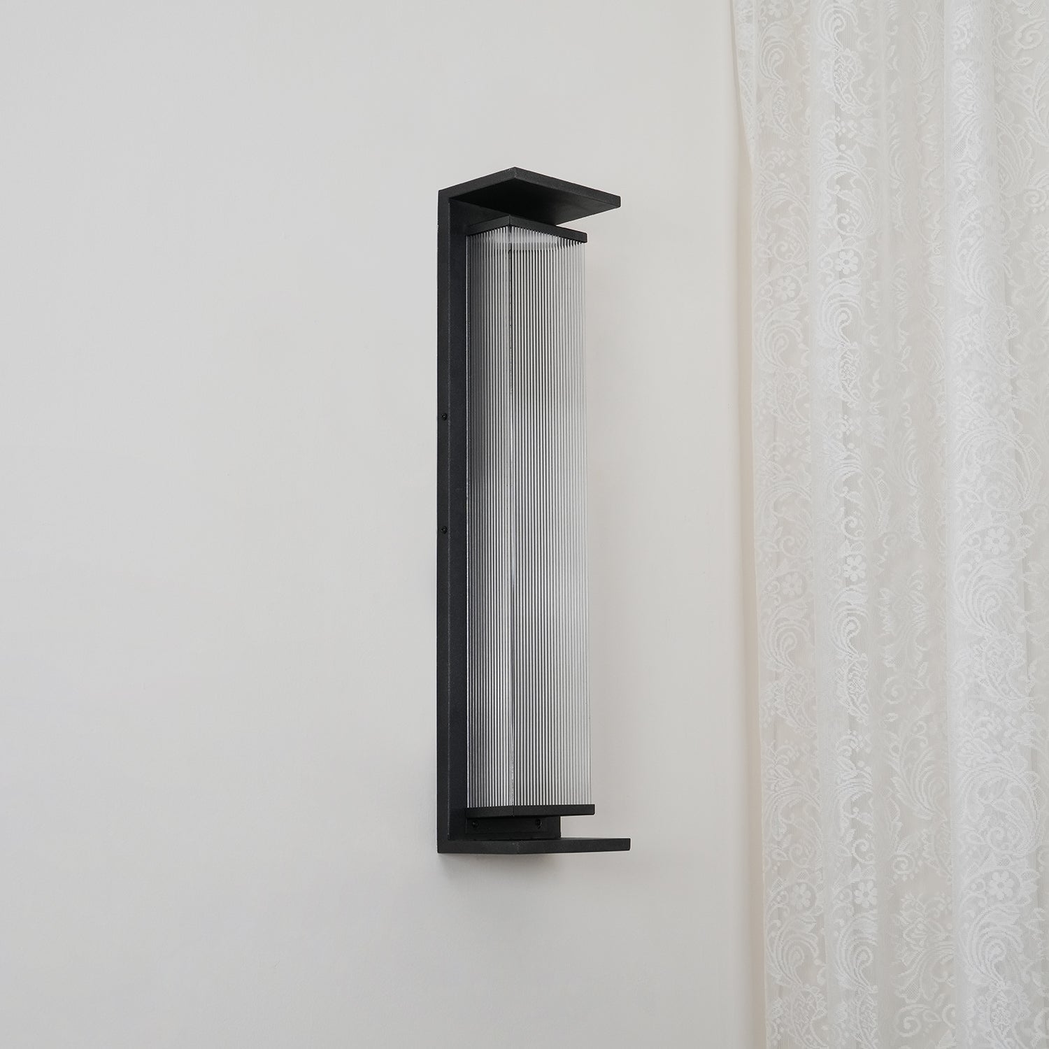 Erivan Rectangular Box Outdoor Wall Lamp-Neutral Decor