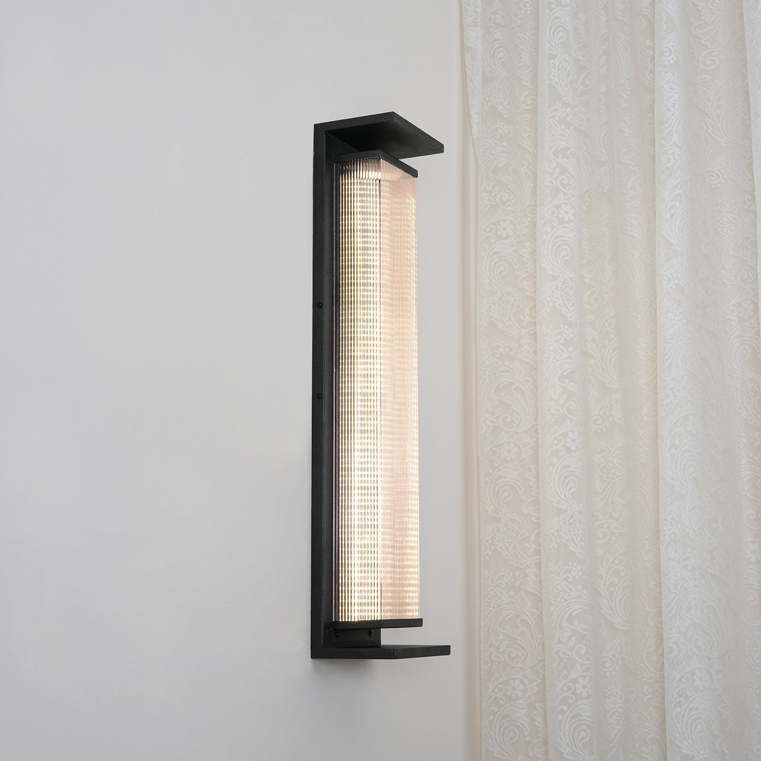 Erivan Rectangular Box Outdoor Wall Lamp-Neutral Decor