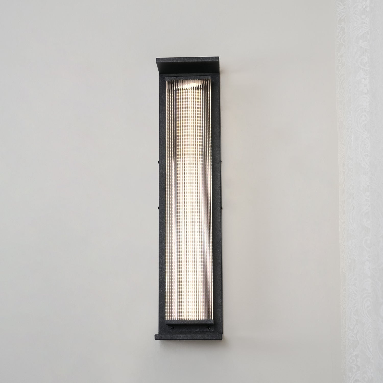 Erivan Rectangular Box Outdoor Wall Lamp-Neutral Decor