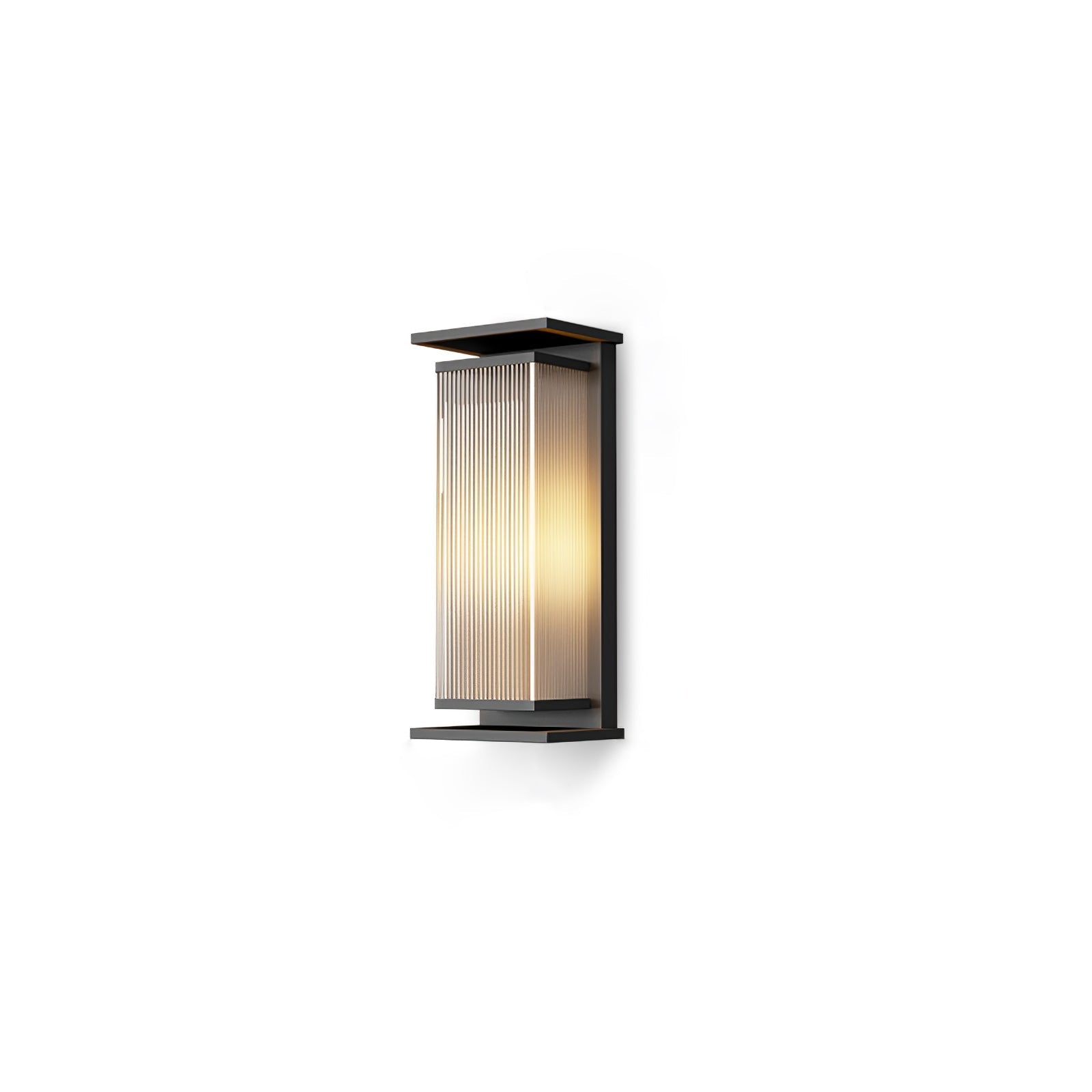 Erivan Rectangular Box Outdoor Wall Lamp-Neutral Decor