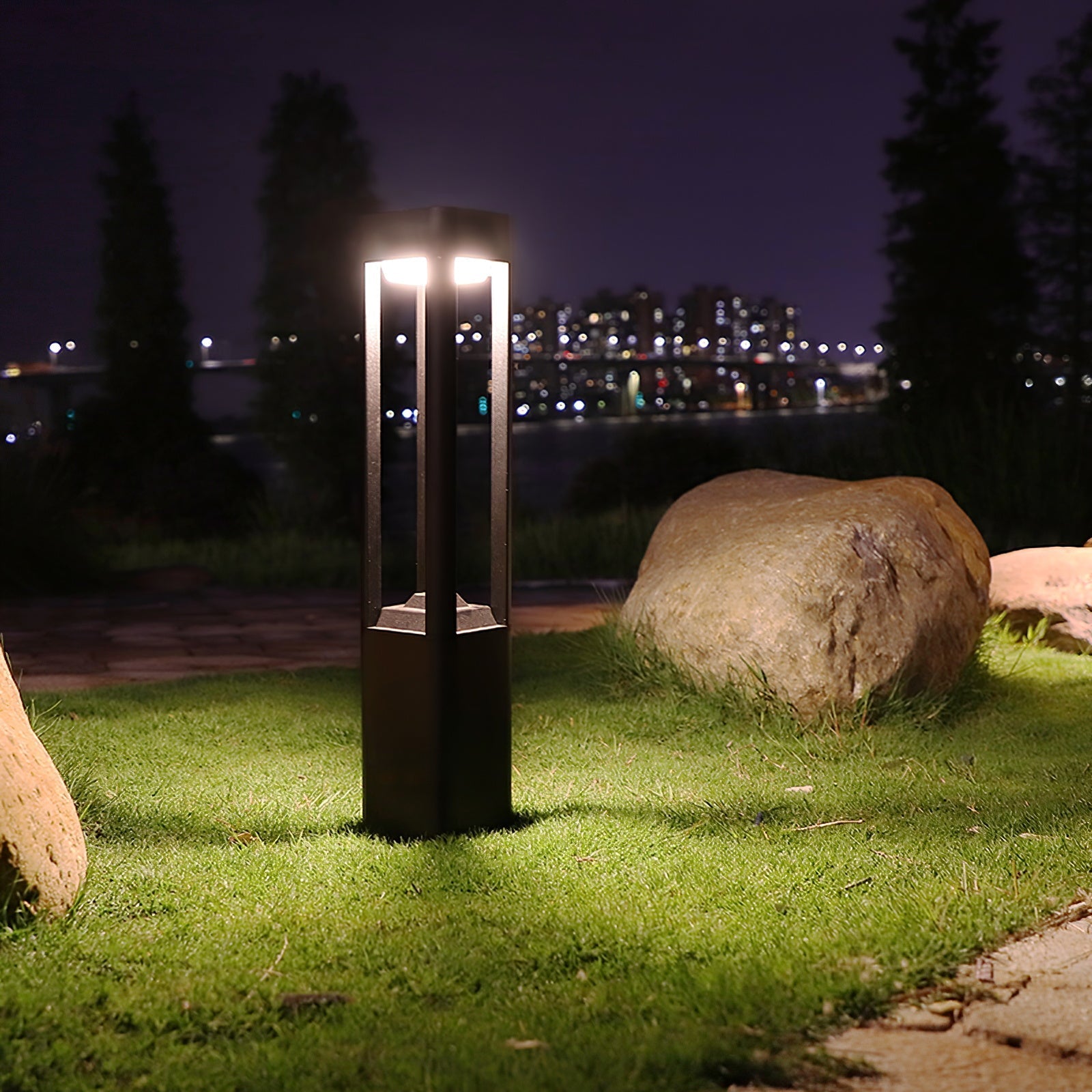 Lildes aluminum Garden Outdoor Light-Neutral Decor