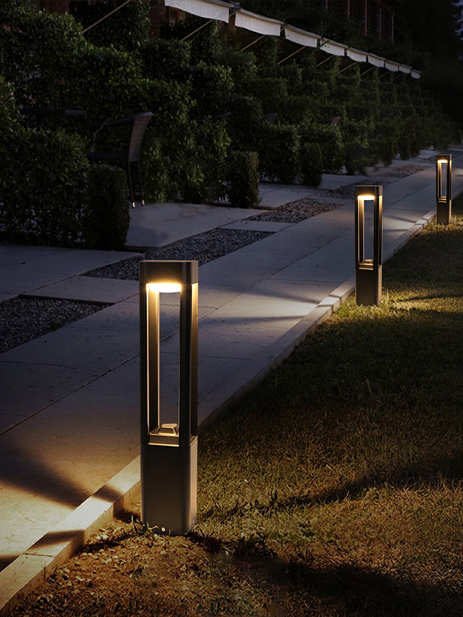 Lildes aluminum Garden Outdoor Light-Neutral Decor