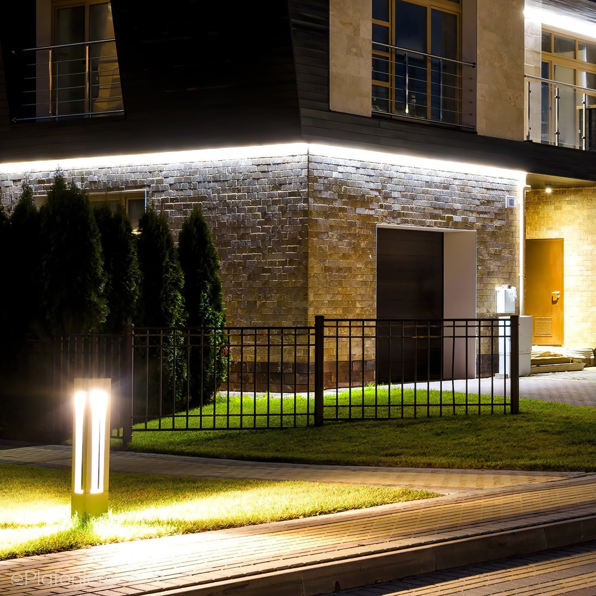 Lildes aluminum Garden Outdoor Light-Neutral Decor