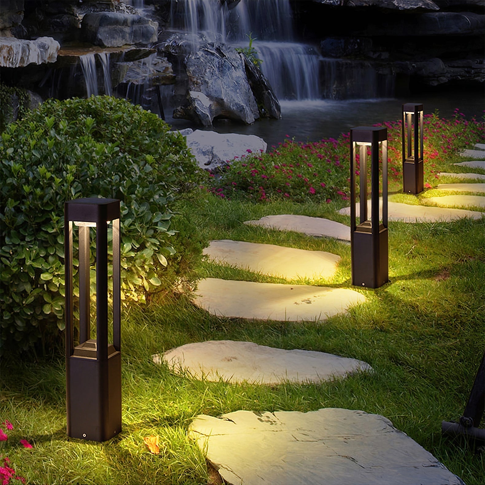 Lildes aluminum Garden Outdoor Light-Neutral Decor