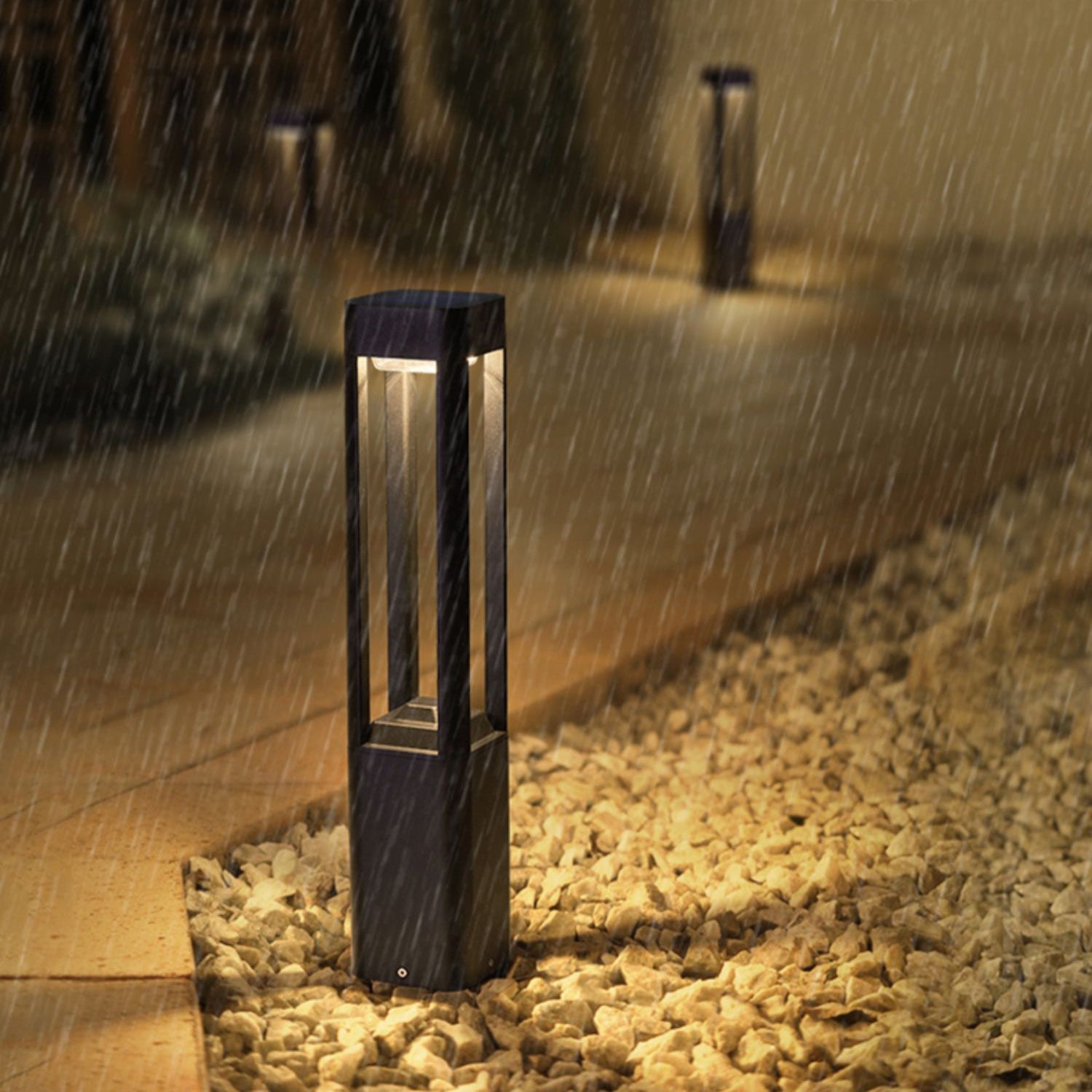 Lildes aluminum Garden Outdoor Light-Neutral Decor