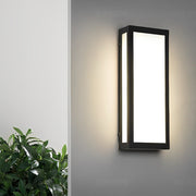 Wealy Rectangular LED Modern Outdoor Exterior Light Wall Lamp