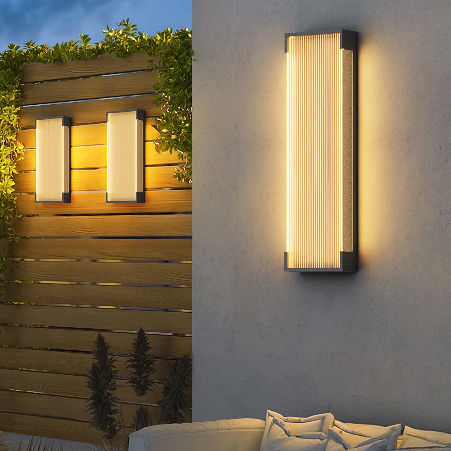 Elraearis Unique Rectangular Outdoor Wall Light-Neutral Decor