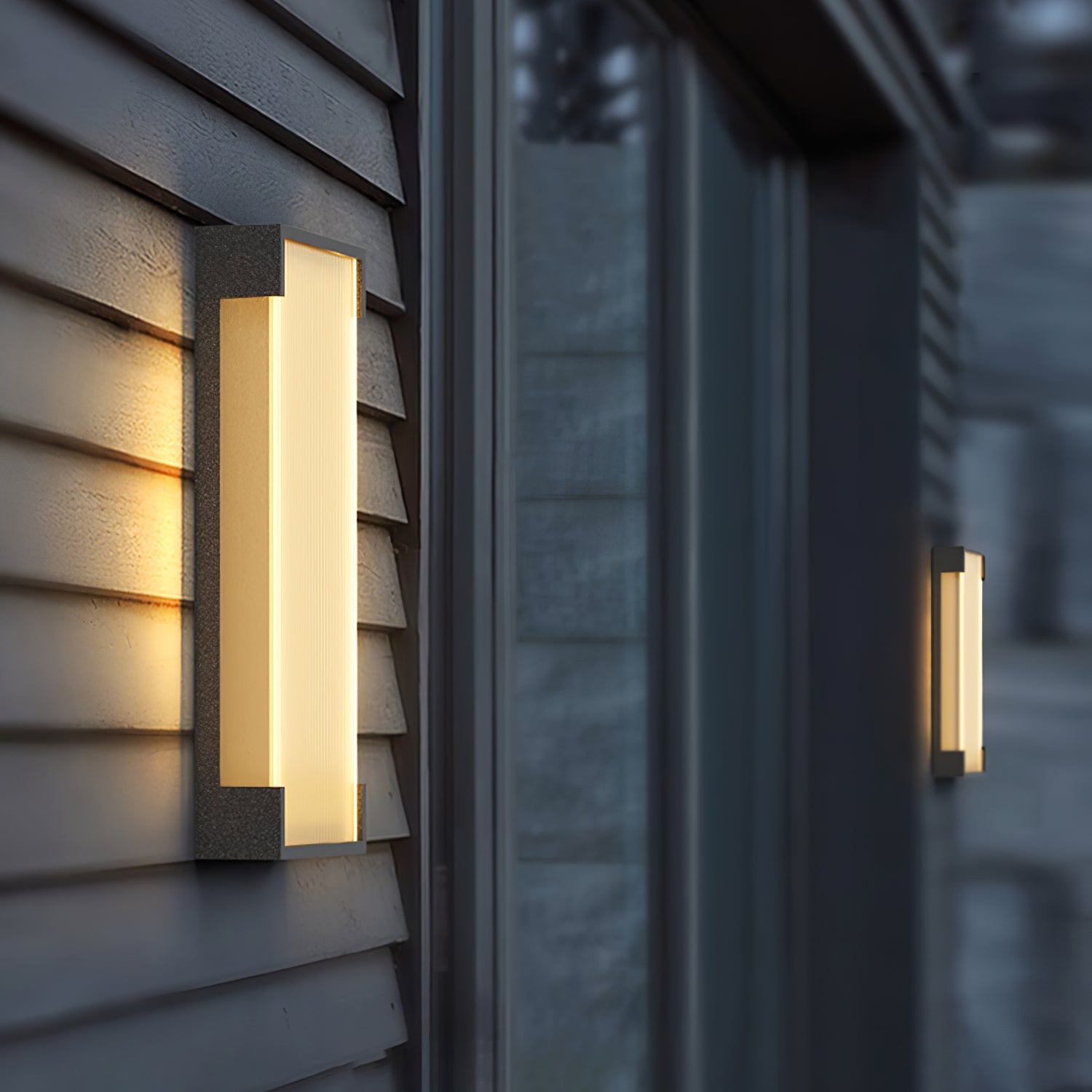 Carven Unique Rectangular Solar Outdoor Wall Light-Neutral Decor