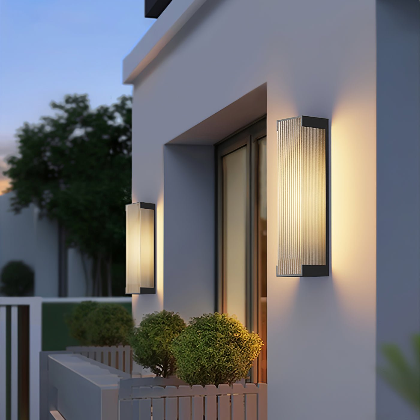 Elraearis Unique Rectangular Outdoor Wall Light-Neutral Decor