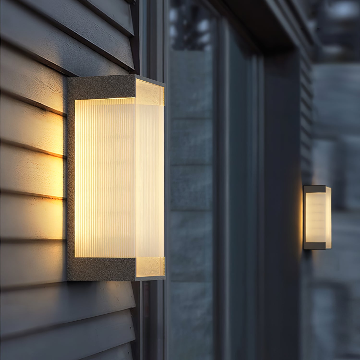 Elraearis Unique Rectangular Outdoor Wall Light-Neutral Decor