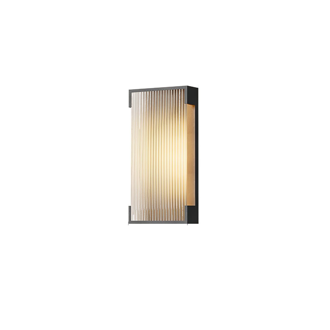 Carven Unique Rectangular Solar Outdoor Wall Light-Neutral Decor