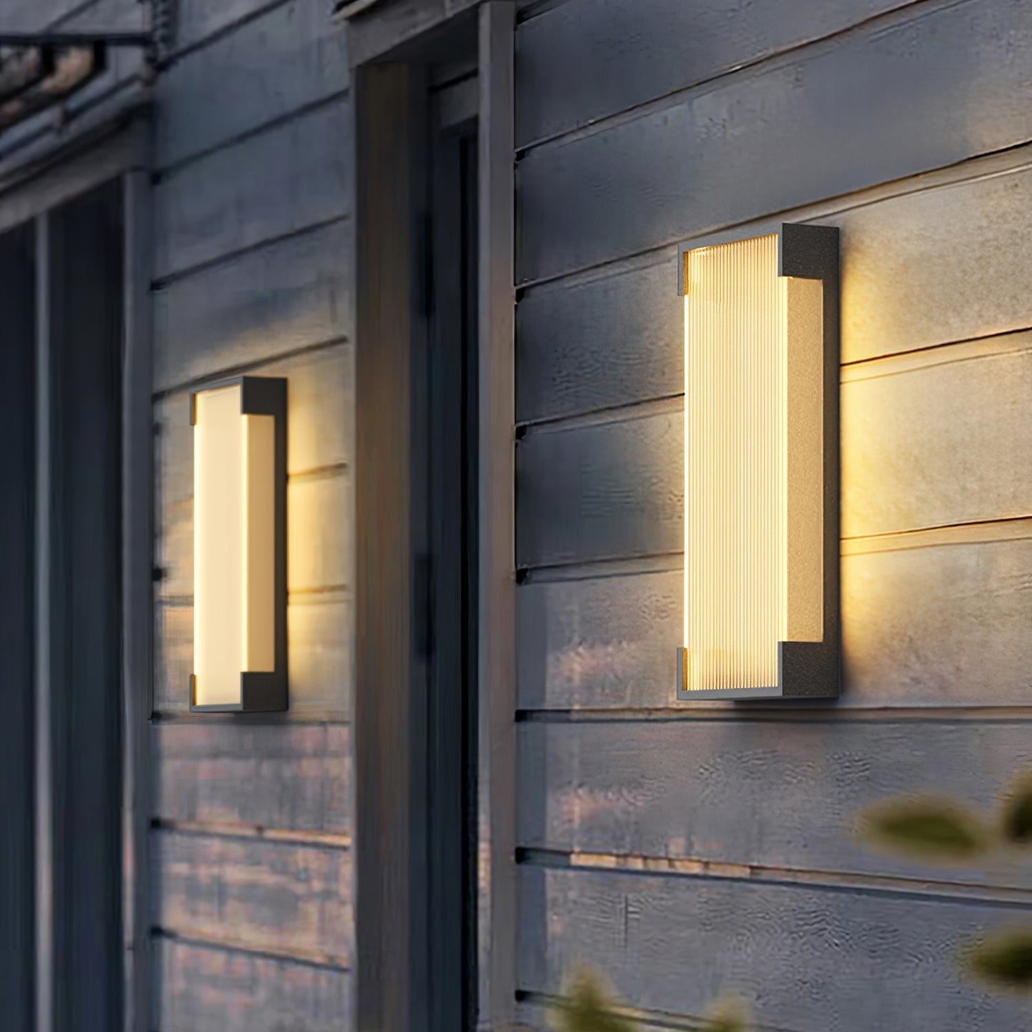 Carven Unique Rectangular Solar Outdoor Wall Light-Neutral Decor