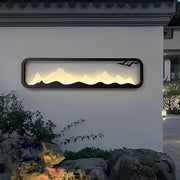 Geneva Rectangular Scenery Outdoor Wall Lamp