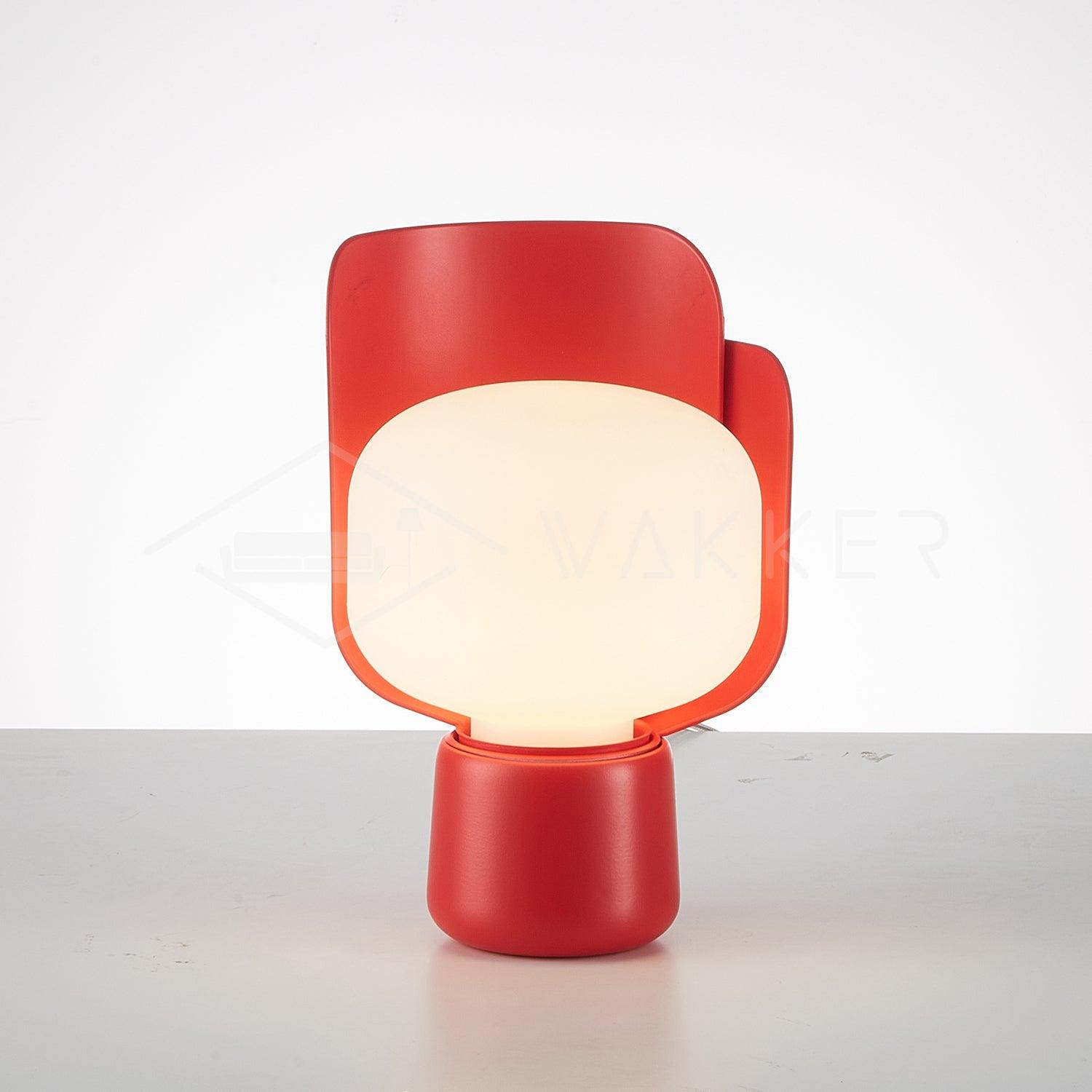 Zuri Plastic Minimalist Table Lamp-Neutral Decor