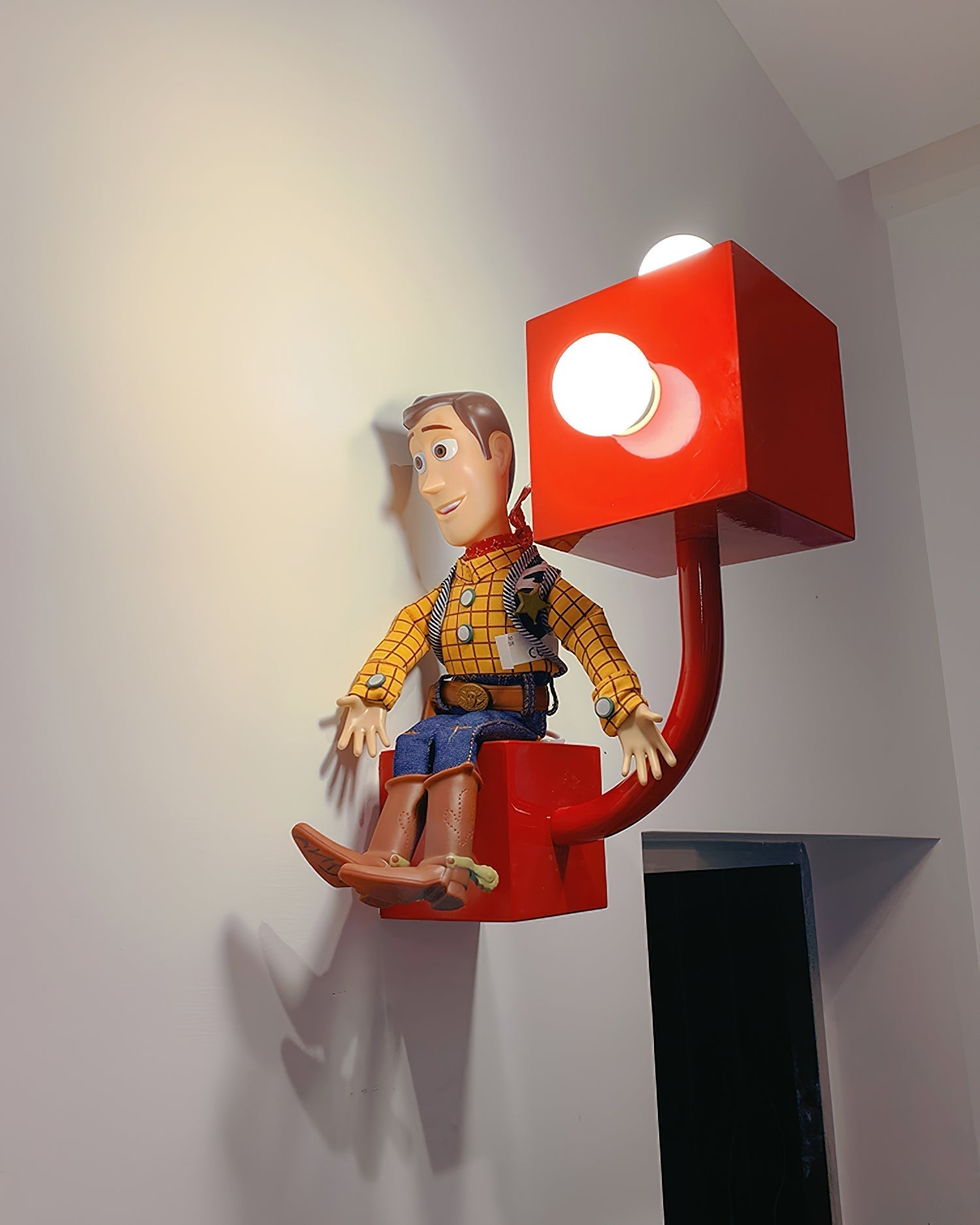 Axis Red Wall Lamp