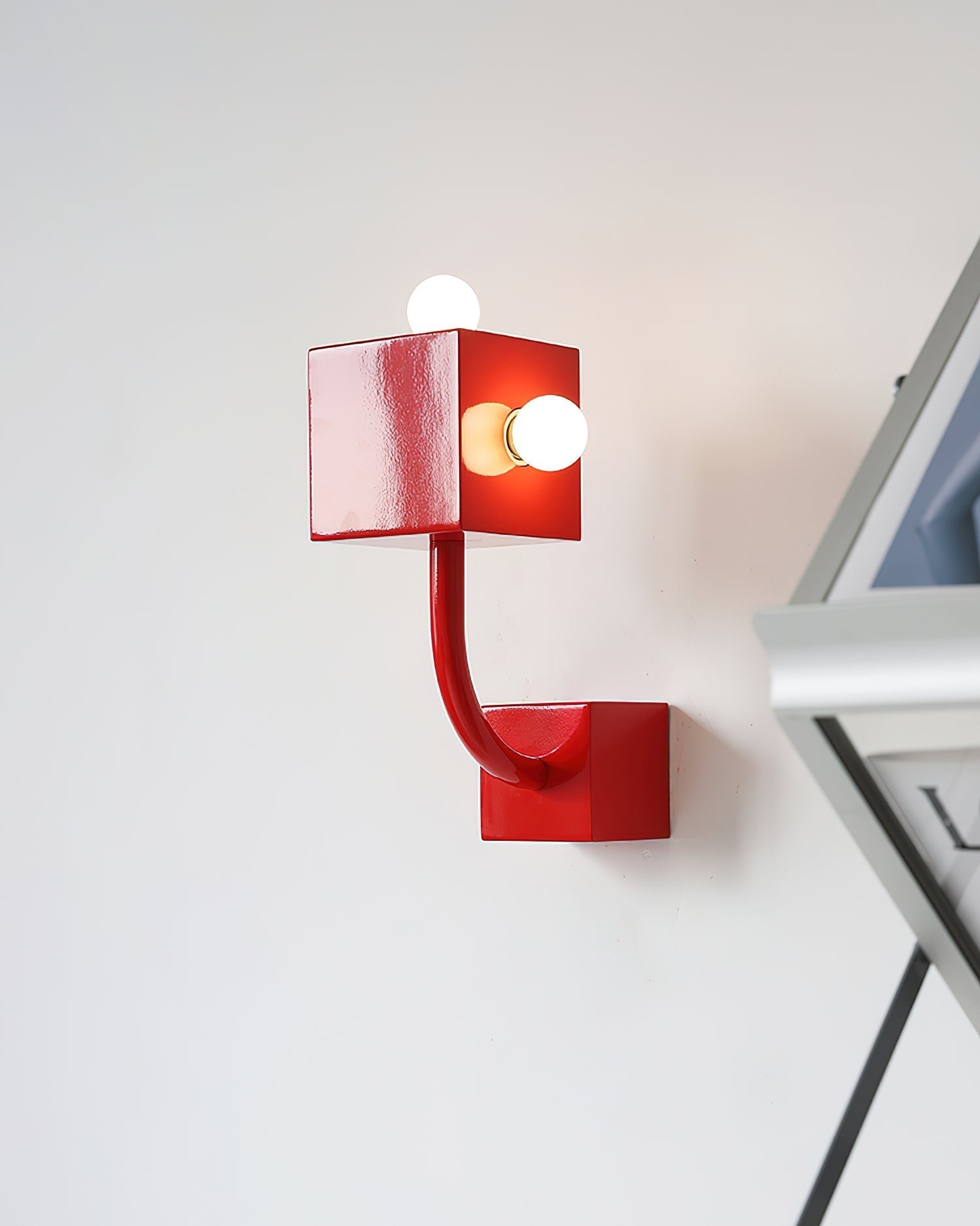 Axis Red Wall Lamp