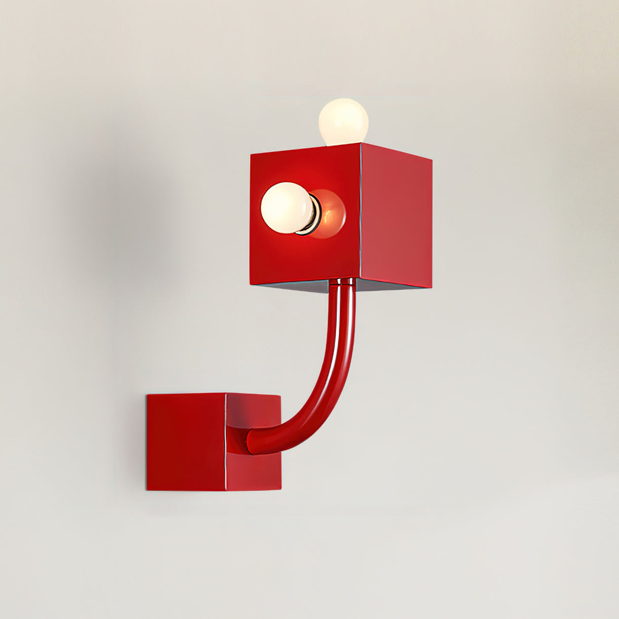 Axis Red Wall Lamp
