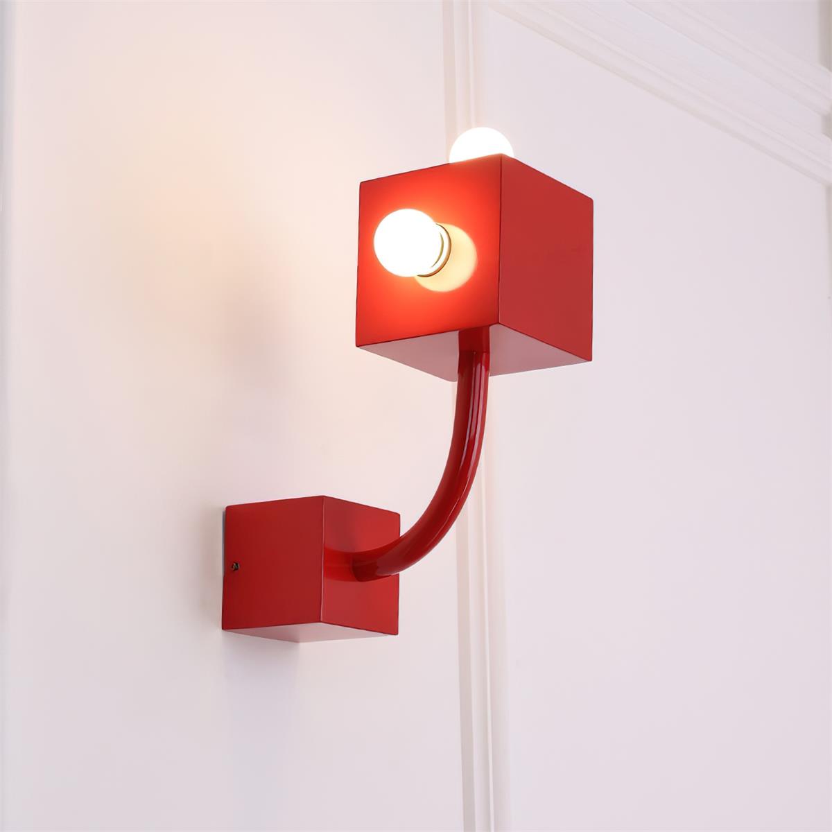 Axis Red Wall Lamp