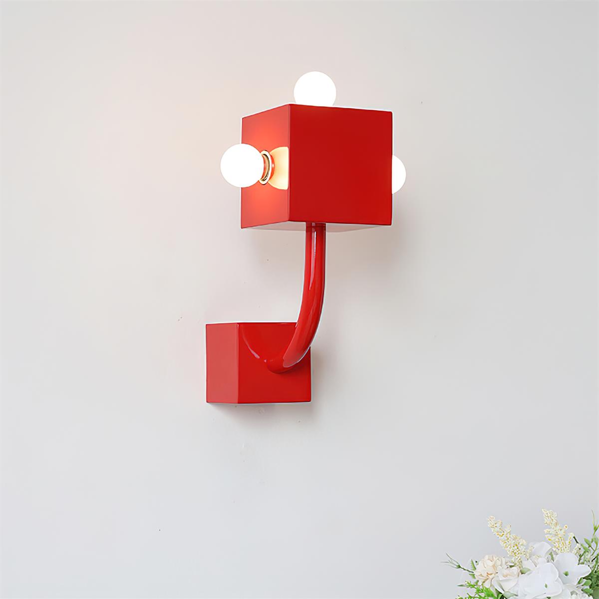 Axis Red Wall Lamp