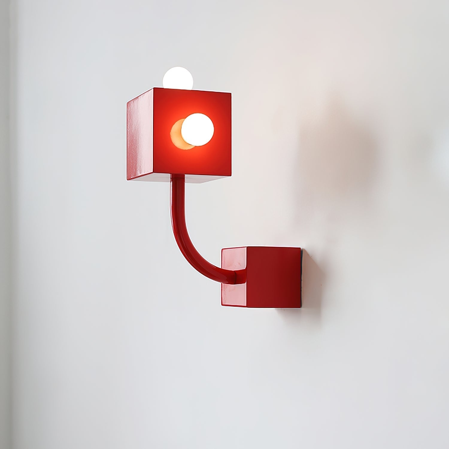 Axis Red Wall Lamp