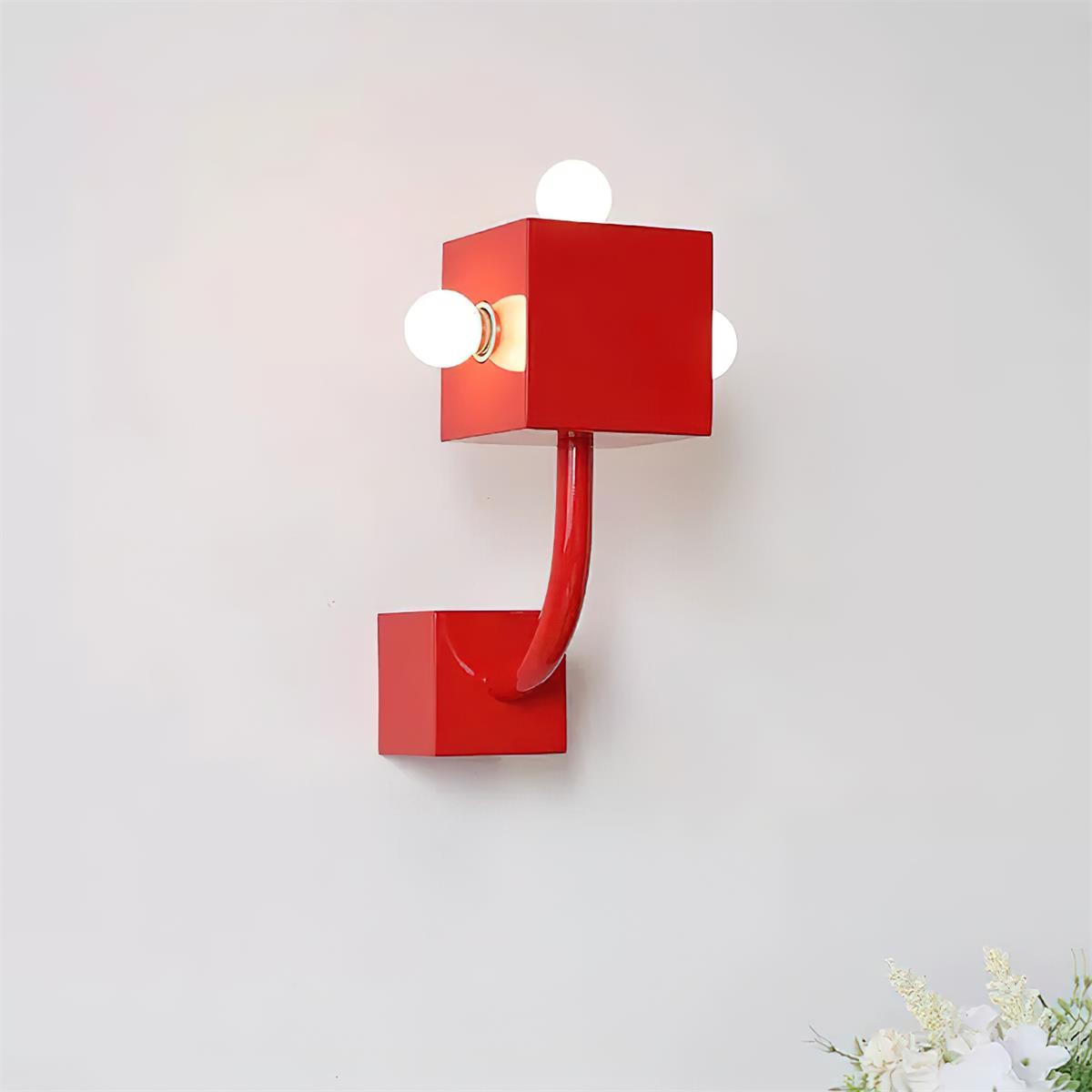 Axis Red Wall Lamp