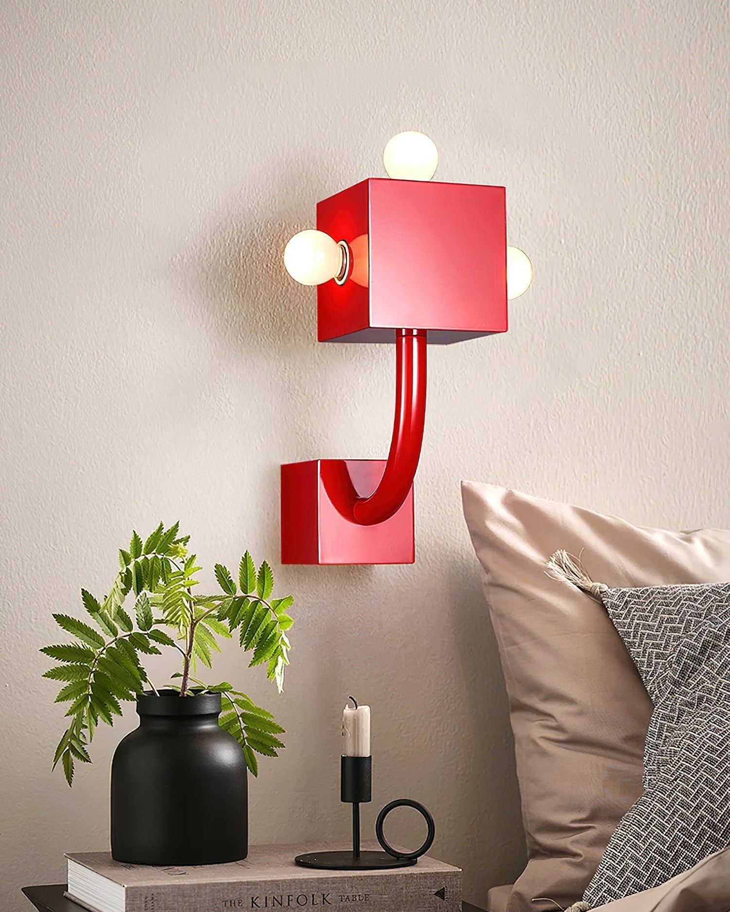 Axis Red Wall Lamp