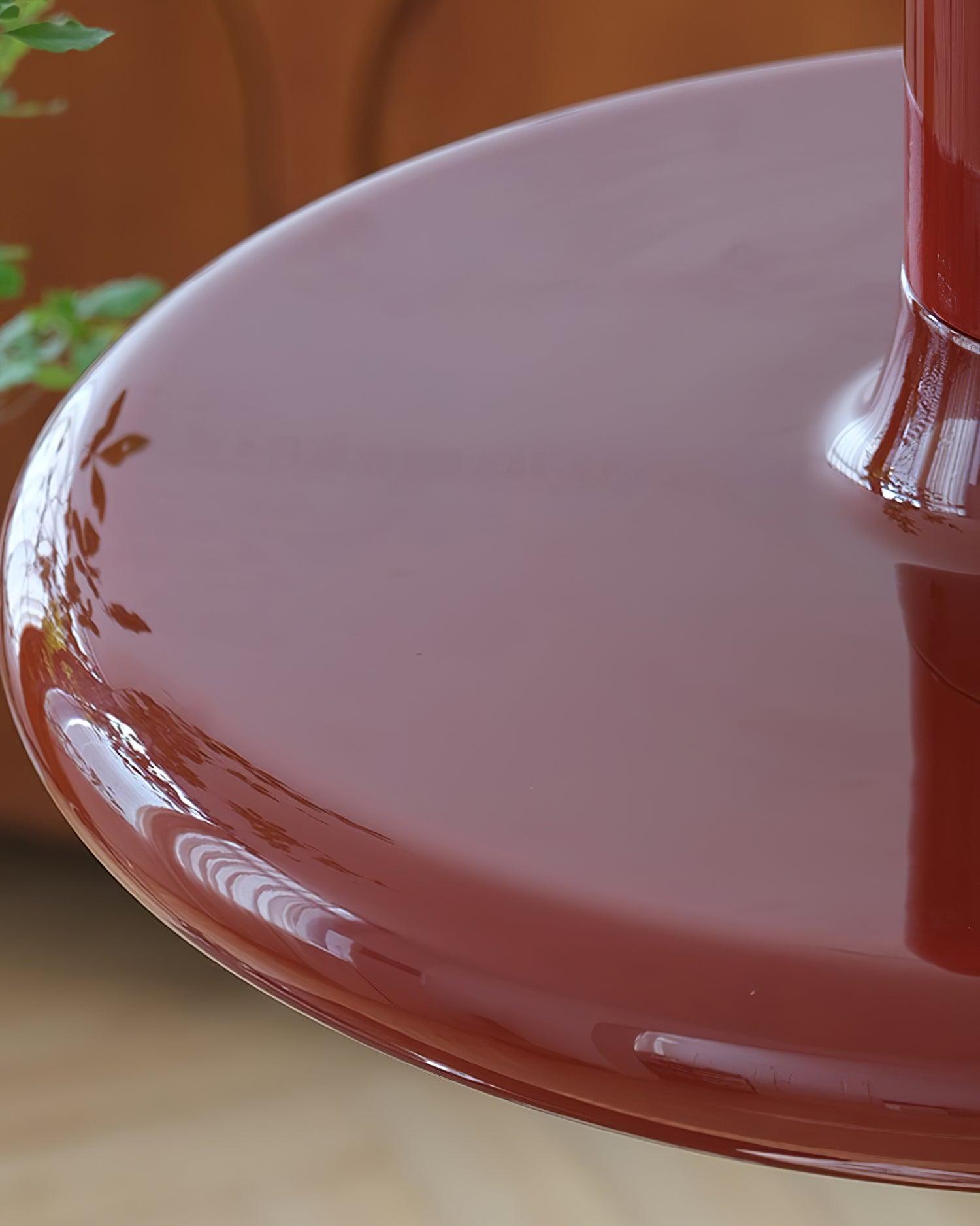 Pendant Lamp Frisbee Red Industrial Contemporary