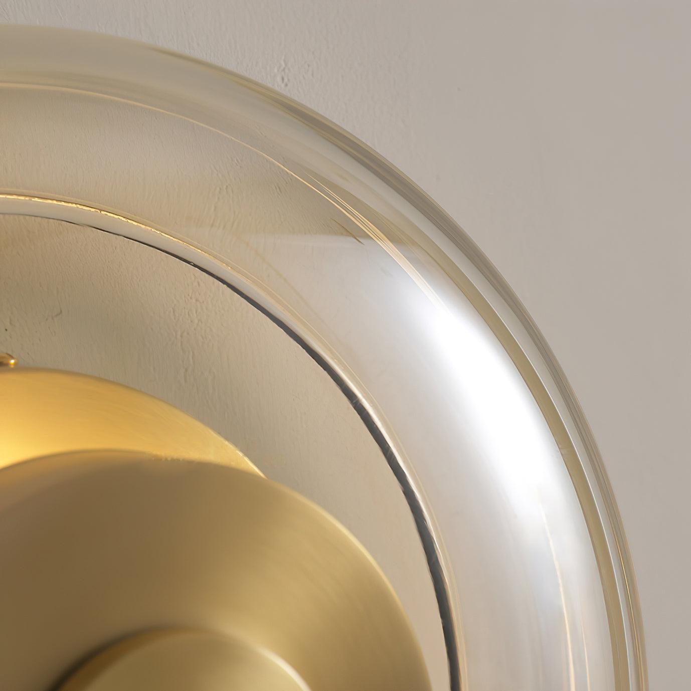 Elysso Brass Circular Wall Lamp