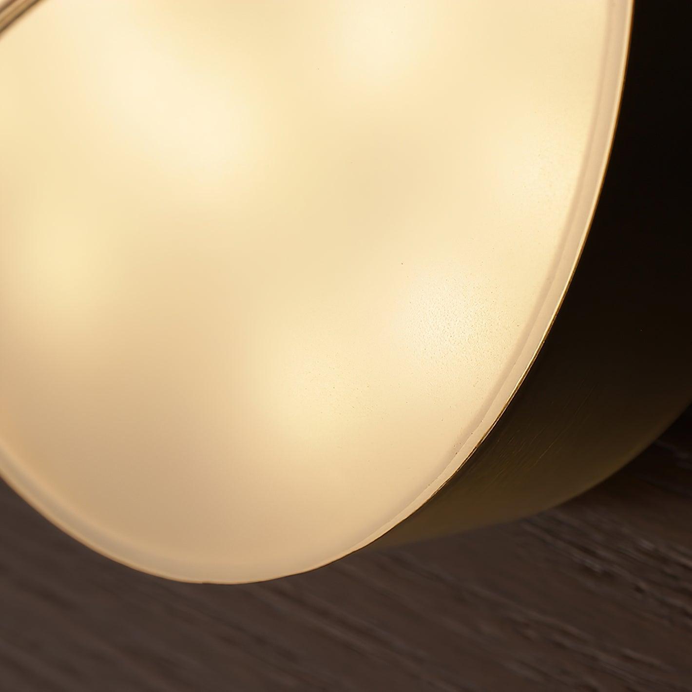 Elysso Brass Circular Wall Lamp